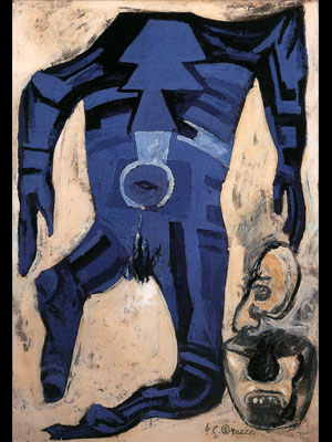 « Peau Bleue » - José Clemente Orozco - 1947