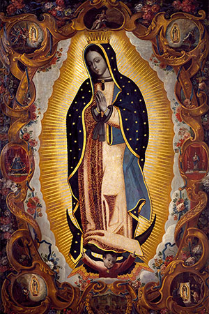 « La Vierge de Guadalupe » - Anonyme - Milieu du XVIIIe siècle - Mexique